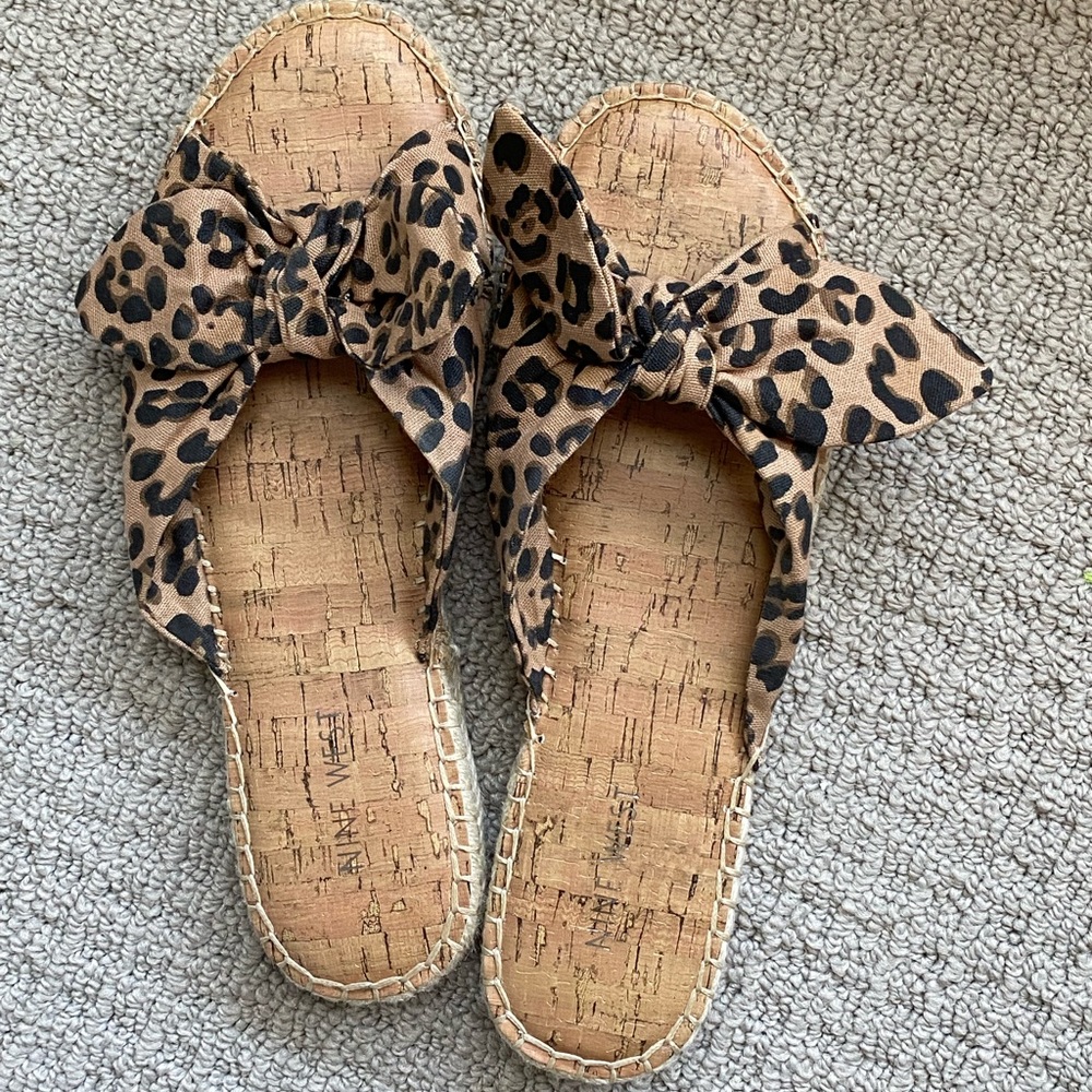 Nine West Cheetah Espadrille Sandal